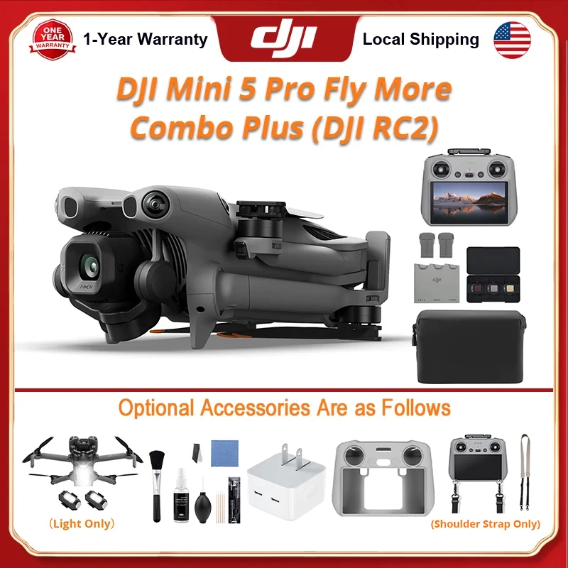 DJI Mini 5 Pro Fly More Combo  – Drone Strobe Light recenzja i cena