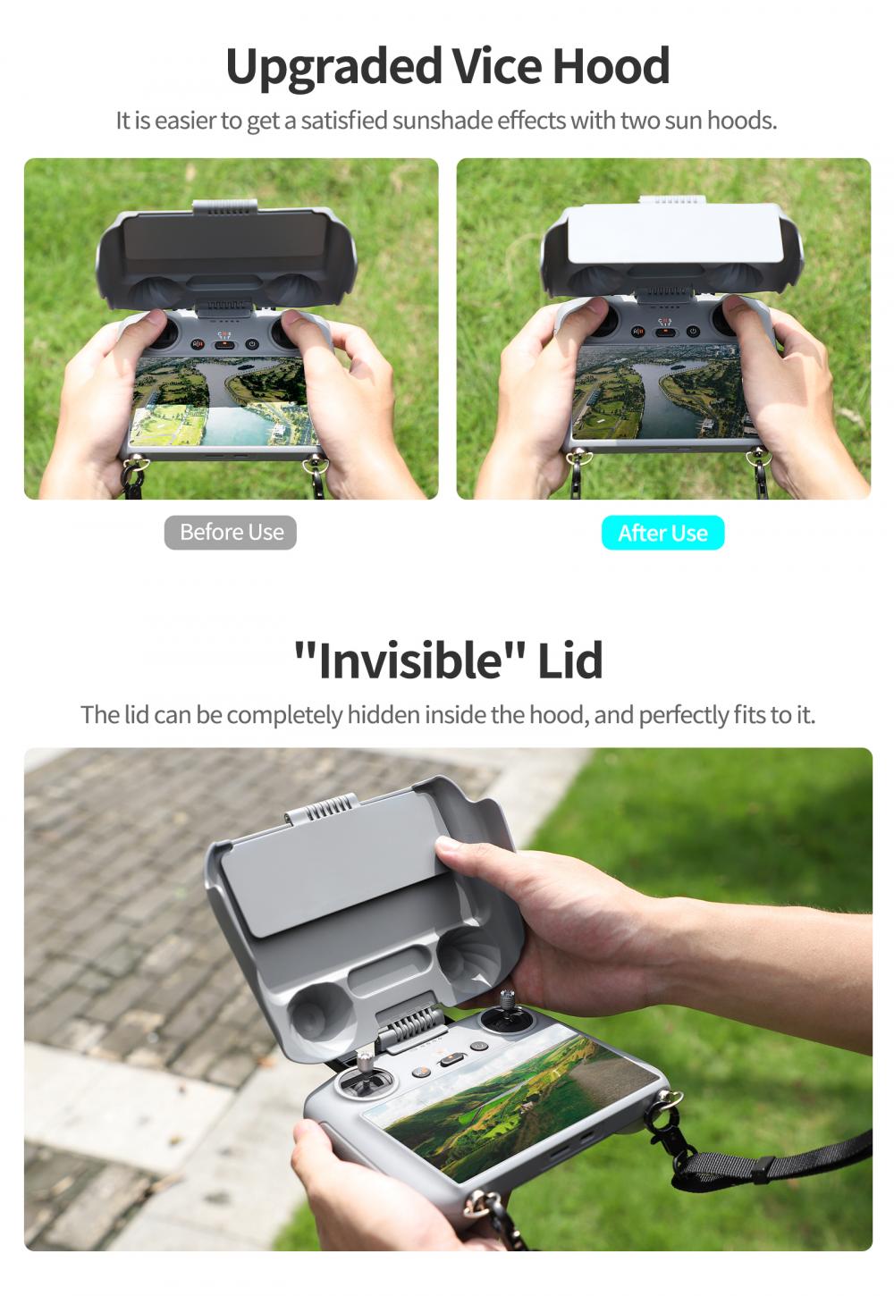 Osłona ekranu z filtrem przeci – Dji Drone Mini 4 Pro recenzja i cena