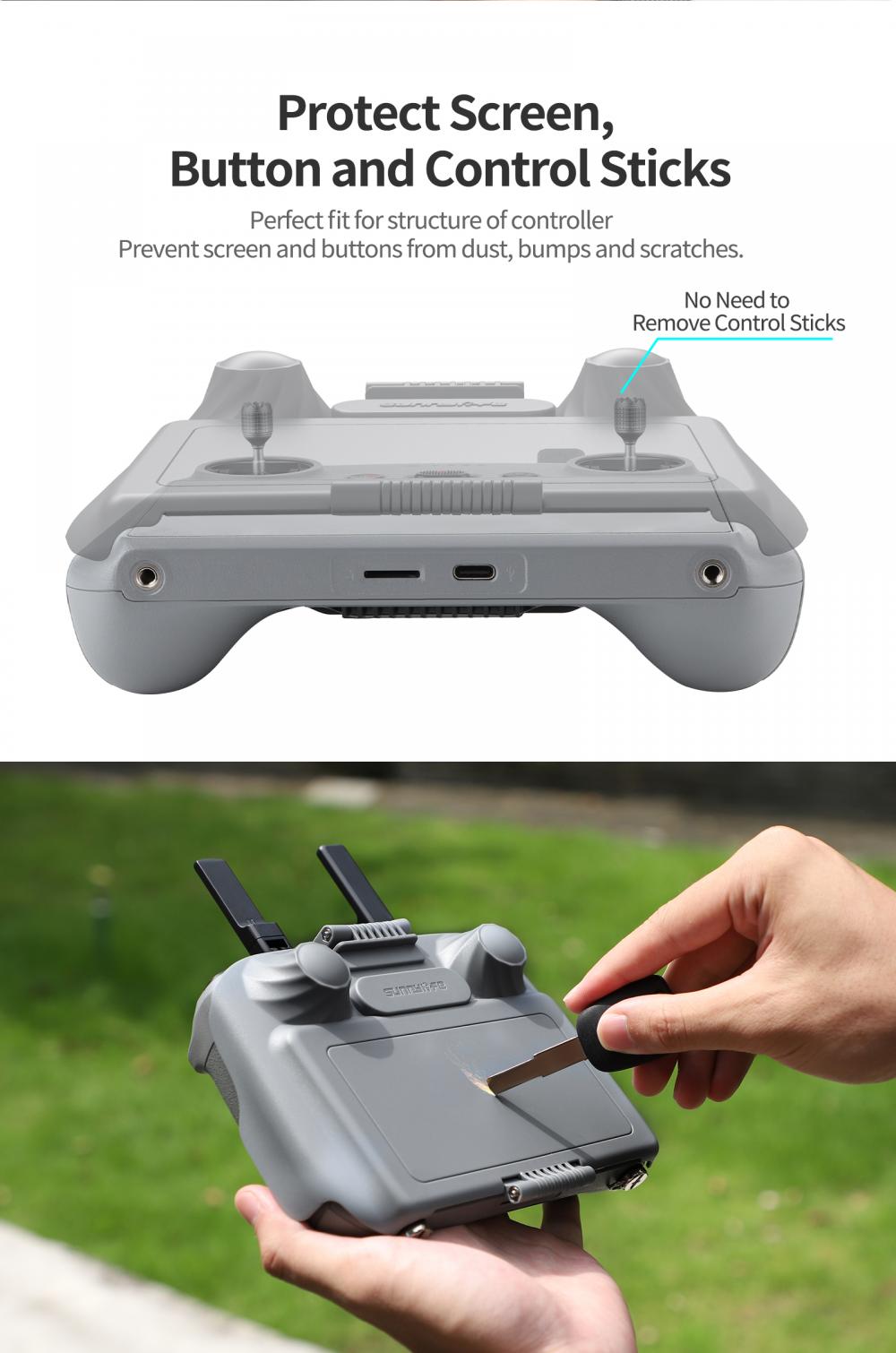 Osłona ekranu z filtrem przeci – Dji Drone Mini 4 Pro recenzja i cena
